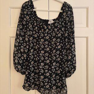 Princess Polly Floral Long Sleeve Mini Dress